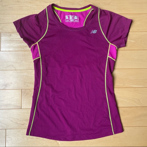 New Balance Tops - New Balance Dark Fuchsia Athletic Shirt size XS.